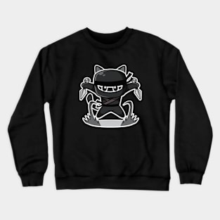 Cute Ninja Cat Crewneck Sweatshirt